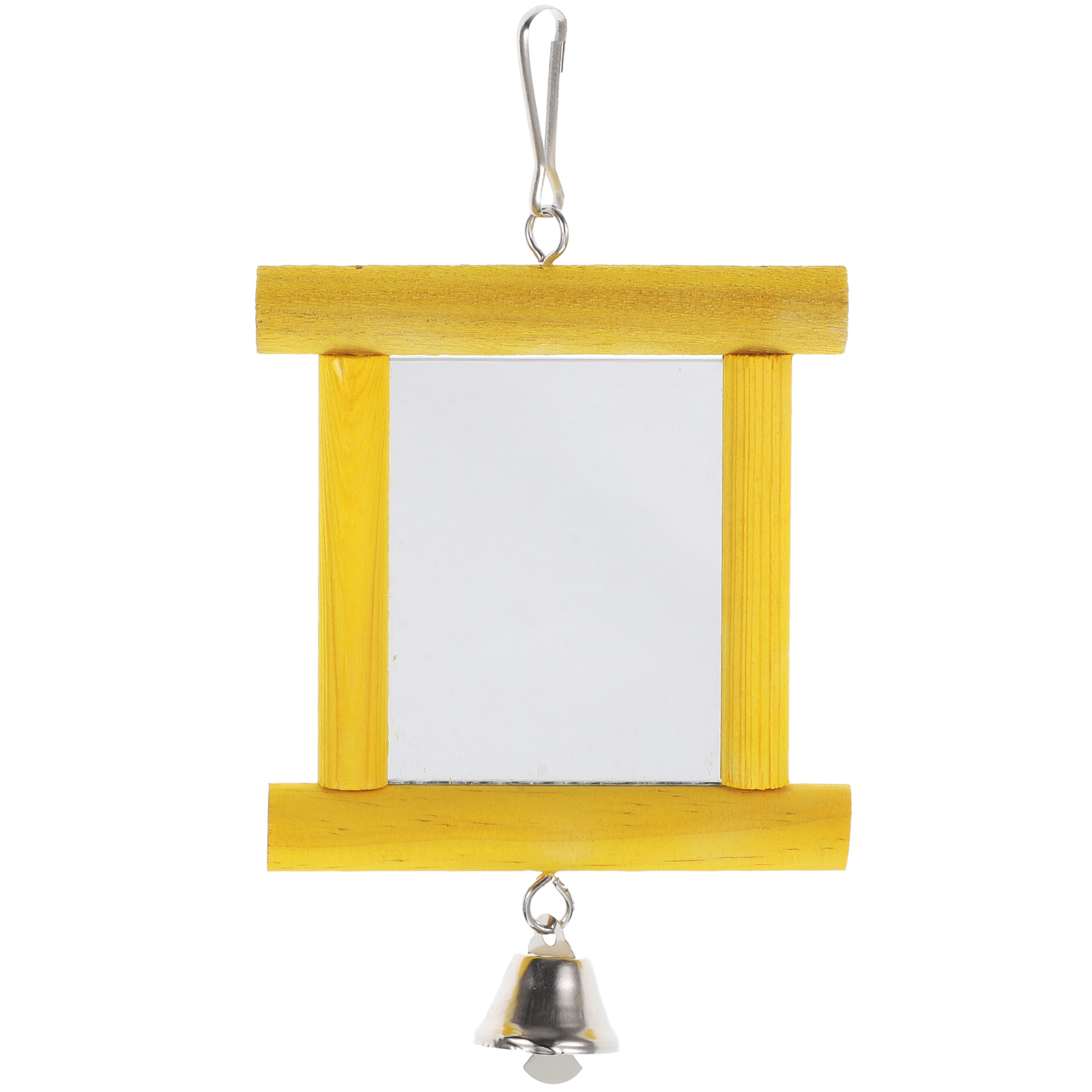 Parrot Mirror Toy Bird Feeders Cage Hammock Swing Household Cockatiel Toys for Parakeets The