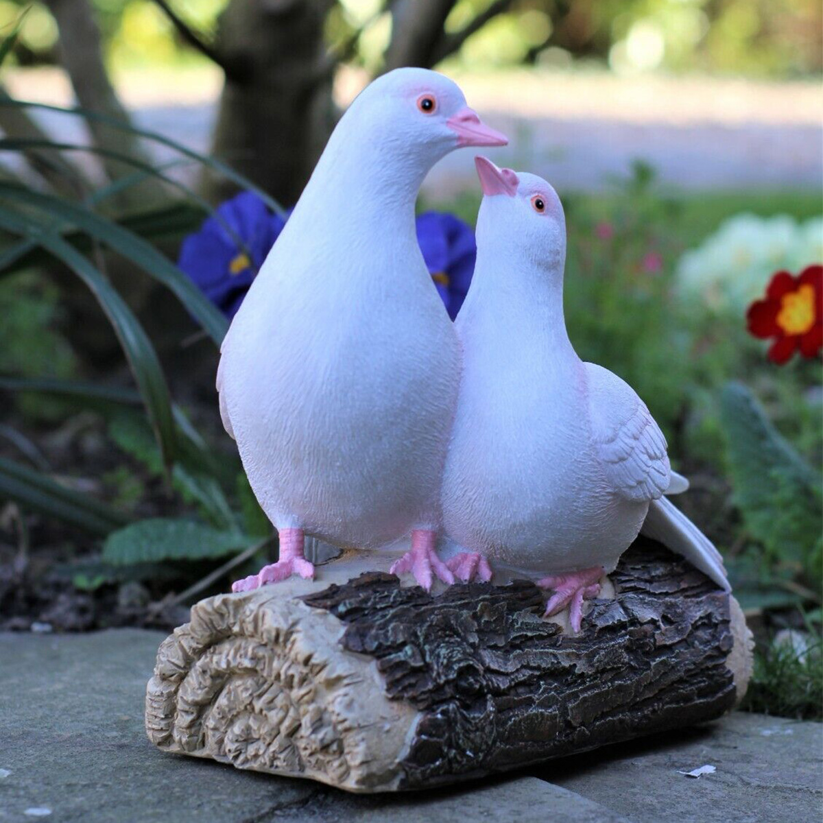 Garden Decorations Resin Dove Statue Home Decor Sculpture Bird Lover Gift