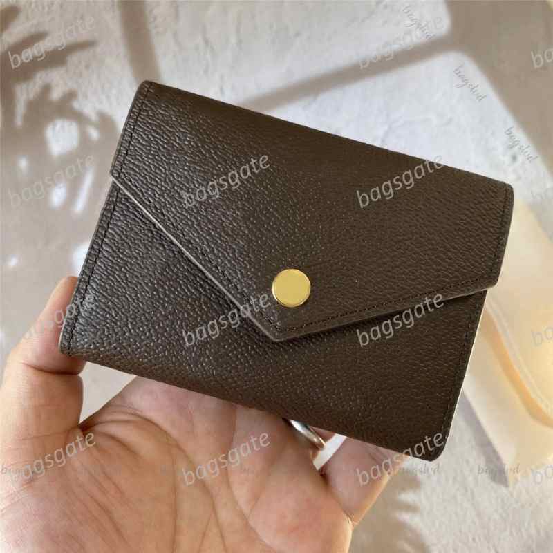Wallet Designer Card Holder Designer Wallet Women Purse Small Wallet Brown Fold Card Wallet Luxury Wallets Coin Pouch Purses Wallet Women Zipper Wallet No Box