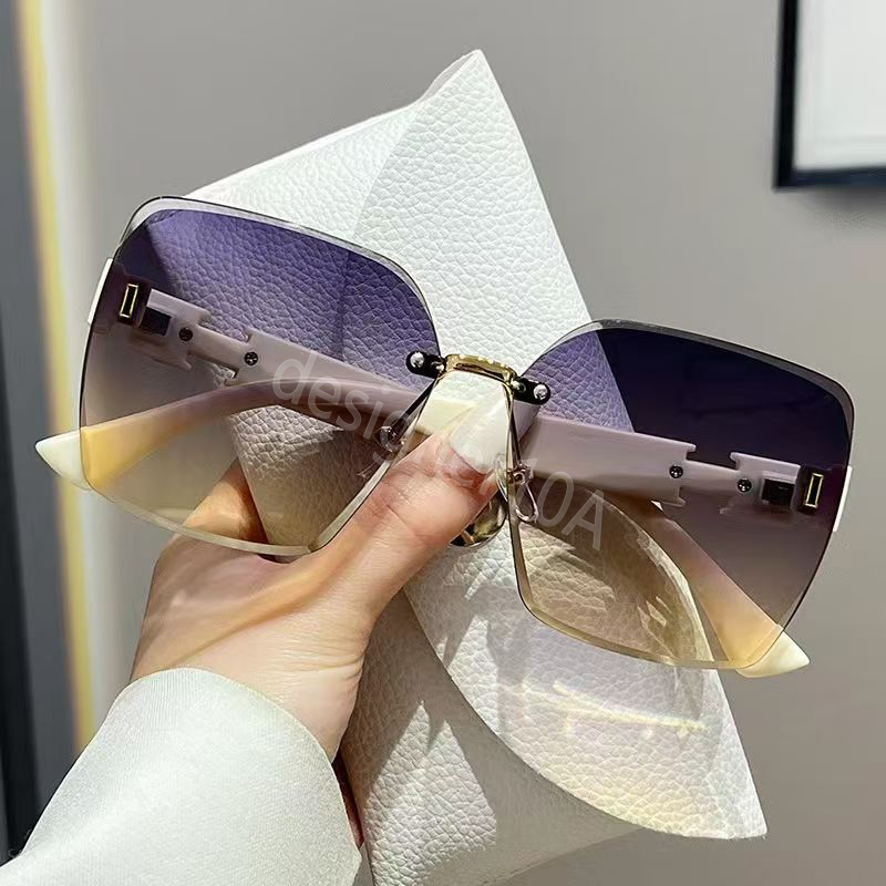 Luxurys drive horse vehicle Designer Sunglass h unisex uv400 frence Orange brand Polygon Slices Alloy Anti Light Eyewear Metal Frame Beach Sunglasses