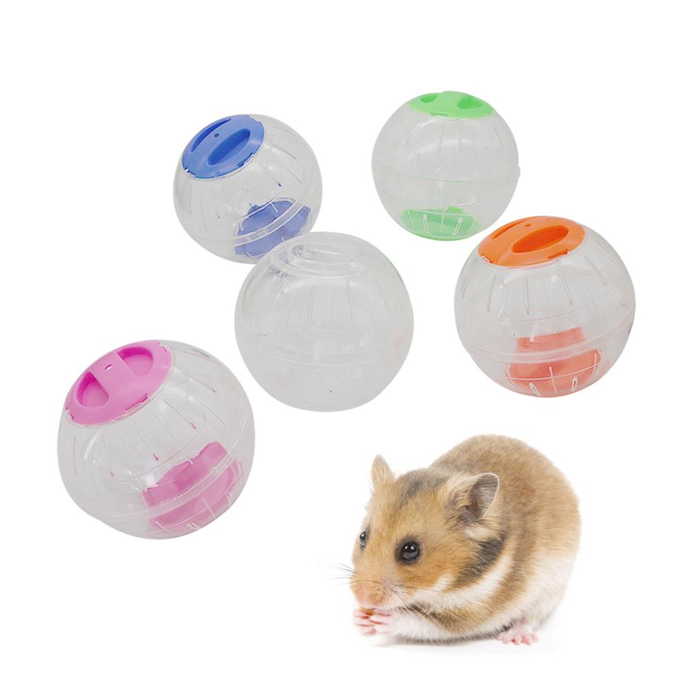 Plastic Clear Breathable Hamster Running Ball Small Pet Rodent Mice Jogging Ball Gerbil Rat Training Exercise Balls Play Toy 1pc