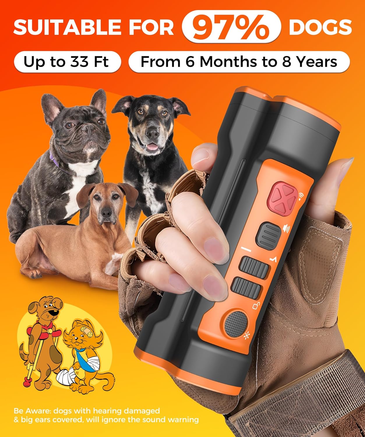Professional Electric Trainer Repeller Pet Anti Barking Ultrasound Dog Repeller Ultrasonic Dog Repeller