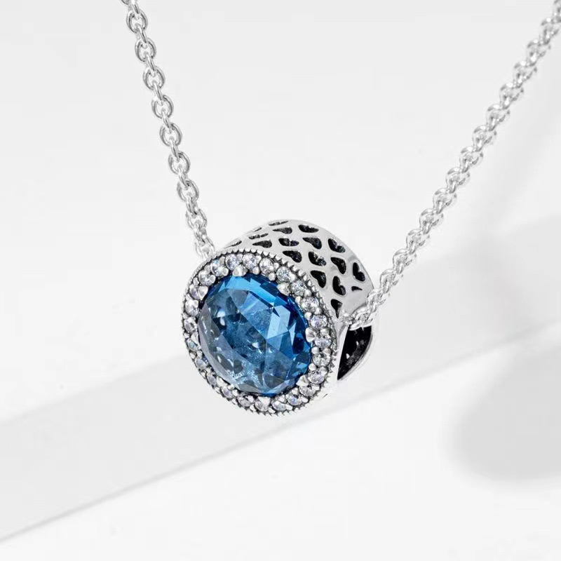 Designer necklace skeleton galaxy rainbow necklace diy necklace blue star pendant