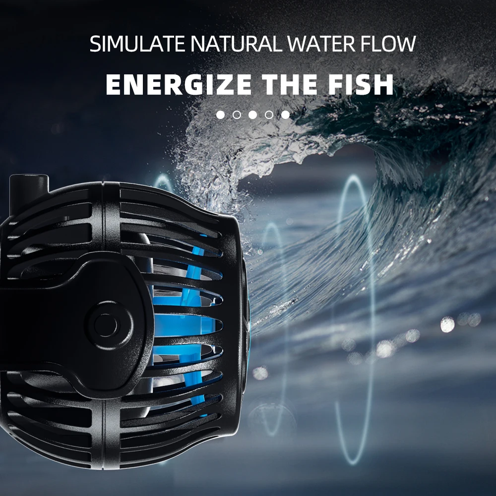 Jebao SOW-3N Series Wave Pump Aquarium Water Pump Filter 12V 2-6W Fish Tank Accessories Ultra Quiet Operation Fish Water Pump