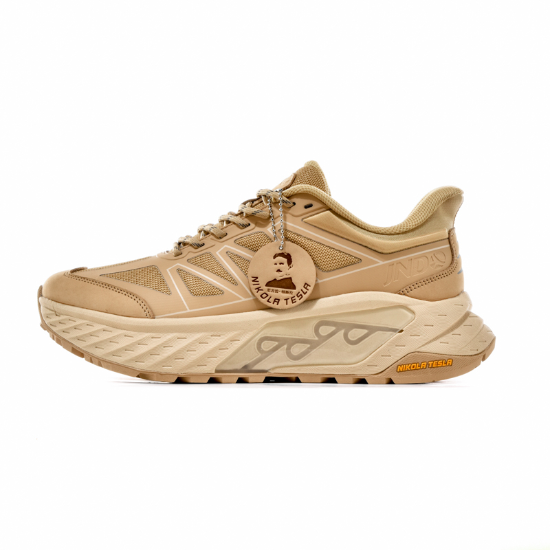 Low Top Nikola Tesla Valve Waterproof Hiking Shoes Running Shoe Light Blue desert seaweed Barley Yellow Coral Blue red Lilac triple black Designer Tra