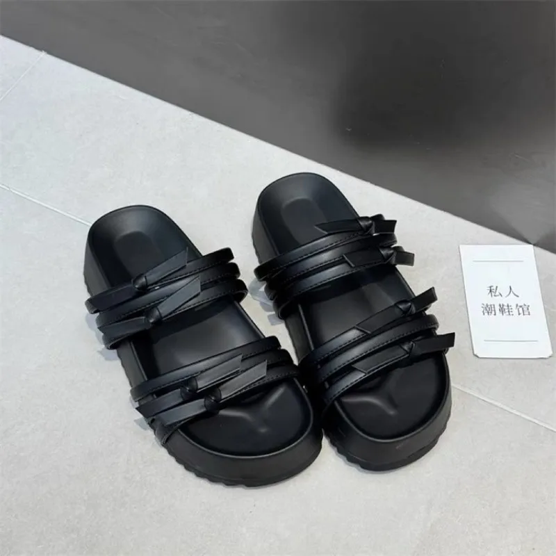 Flats Platform Women Slippers Beach Dress Shoes Casual Sandals Fashion Summer Flip ps 2024 New Brand 855d 09c