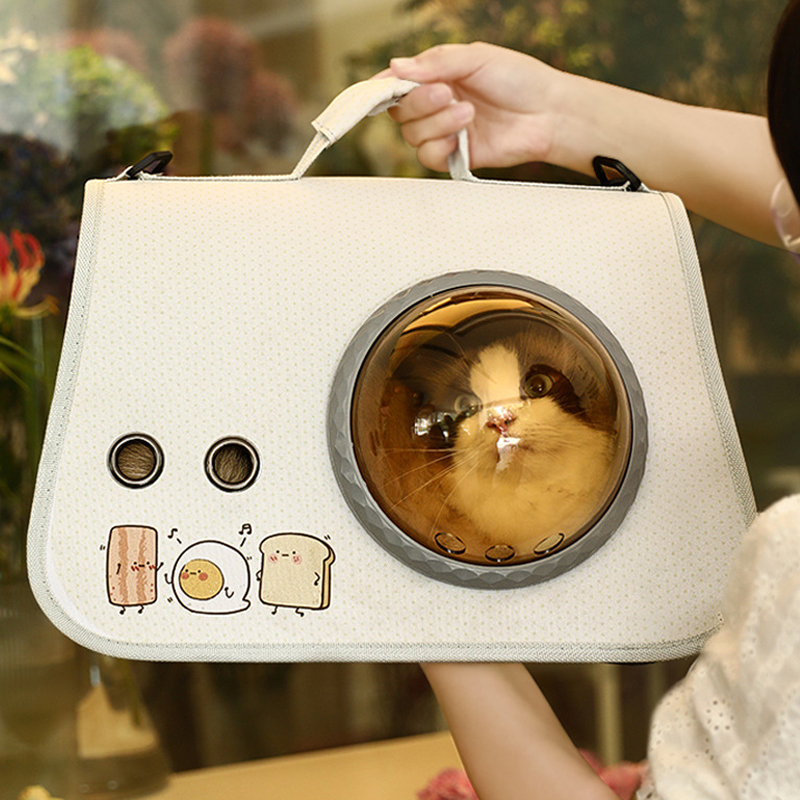 Portable Pet Carrier Bag for Small Dogs Cats Outdoor Foldable cat bag Breathable cat Shoulder Bag Pet Supplies