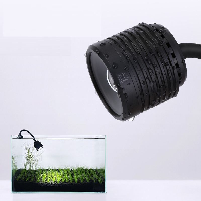 WEEK AQUA Mini7pro-F Led Light Waterproof Aquarium Lamp Fish Tank Mini Lighting Plant Fishbowl Accessories Terrarium Supplies