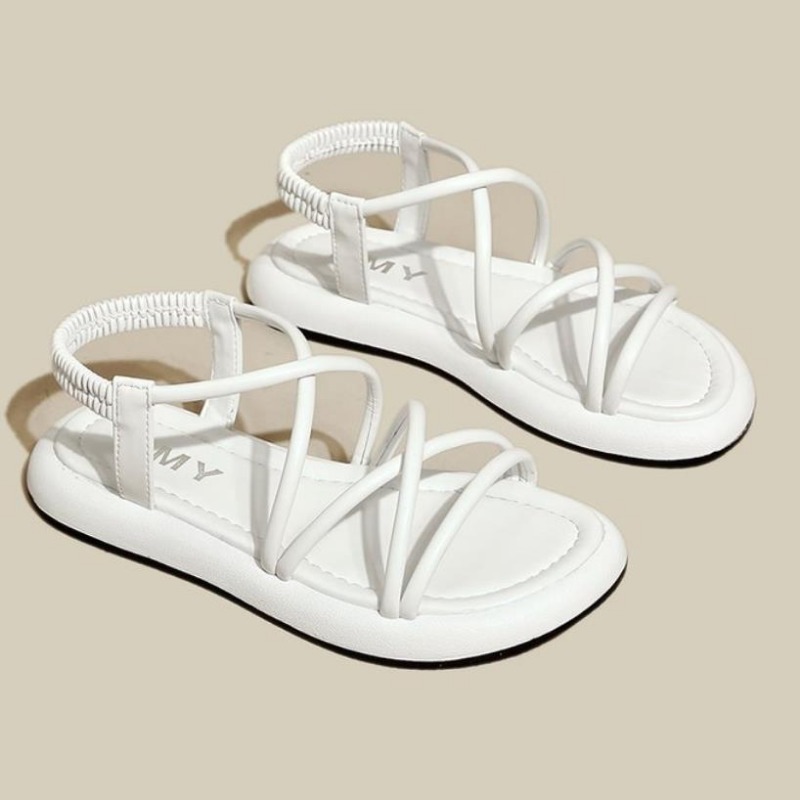 Women Thick 2024 New Summer New Soft Sole Elevated Casual Roman Sandals Small Womens Shoes Sandalias Mujer Sandal 9d69 s