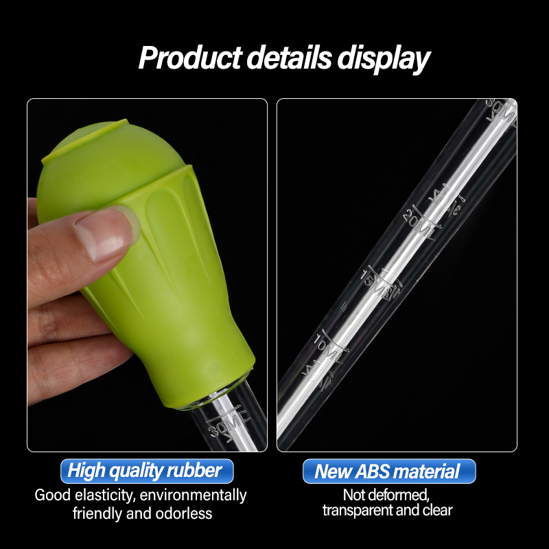 Manual Aquarium Gravel Cleaning Straw Fish Tank Water Changer Aquarium Clean Pipette Dropper Waste Remover with Extension Tube