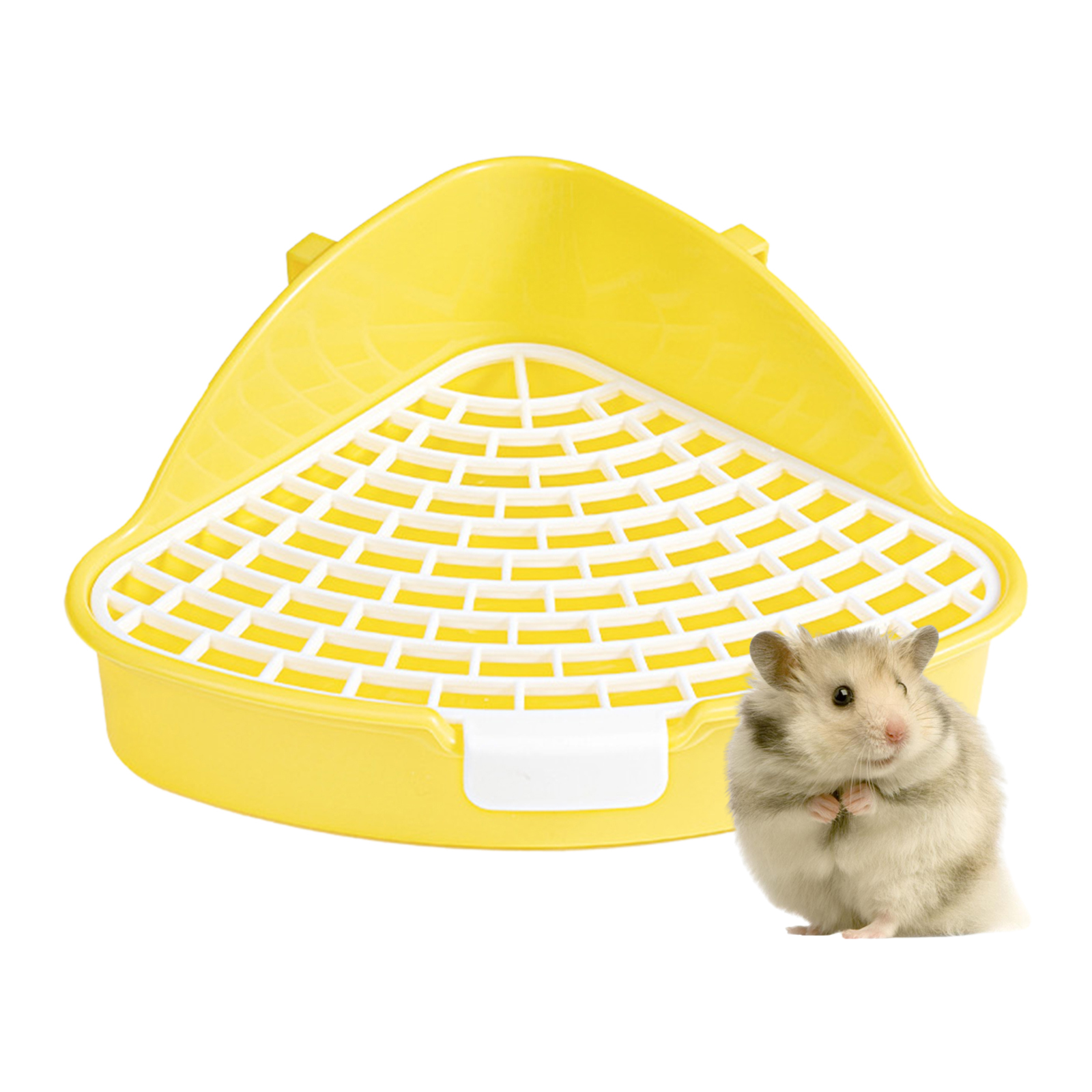 Rabbit Litter Pan Animal Potty Trainer Bunnies Corner Toilet Box for Ferret Hamster Dragon Cat Guinea Pig Dutch Pig Supplies