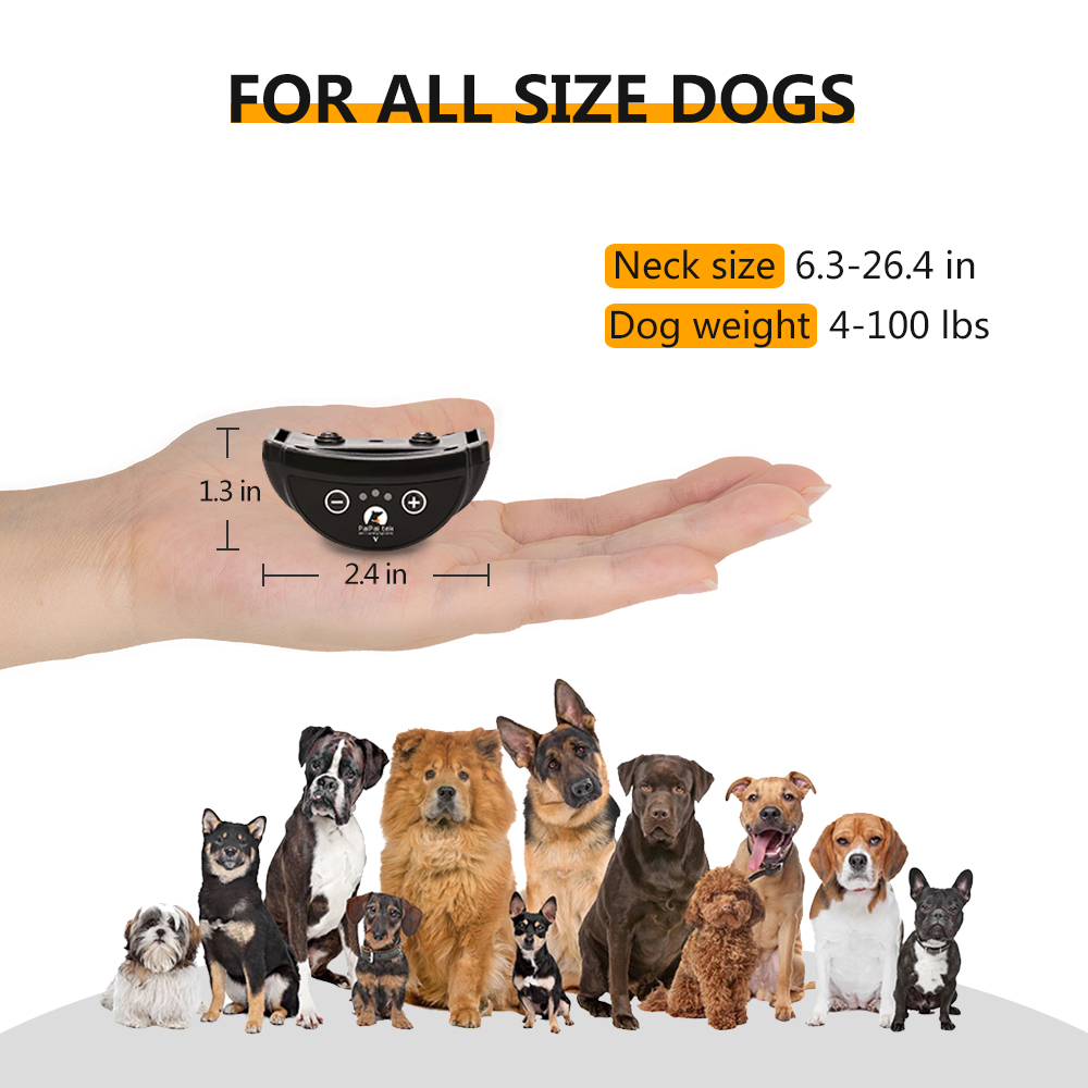 Rechargeable No Static Shock Anti Barking Dog Collar 2020 Anti-Bark Collar Device For Dog