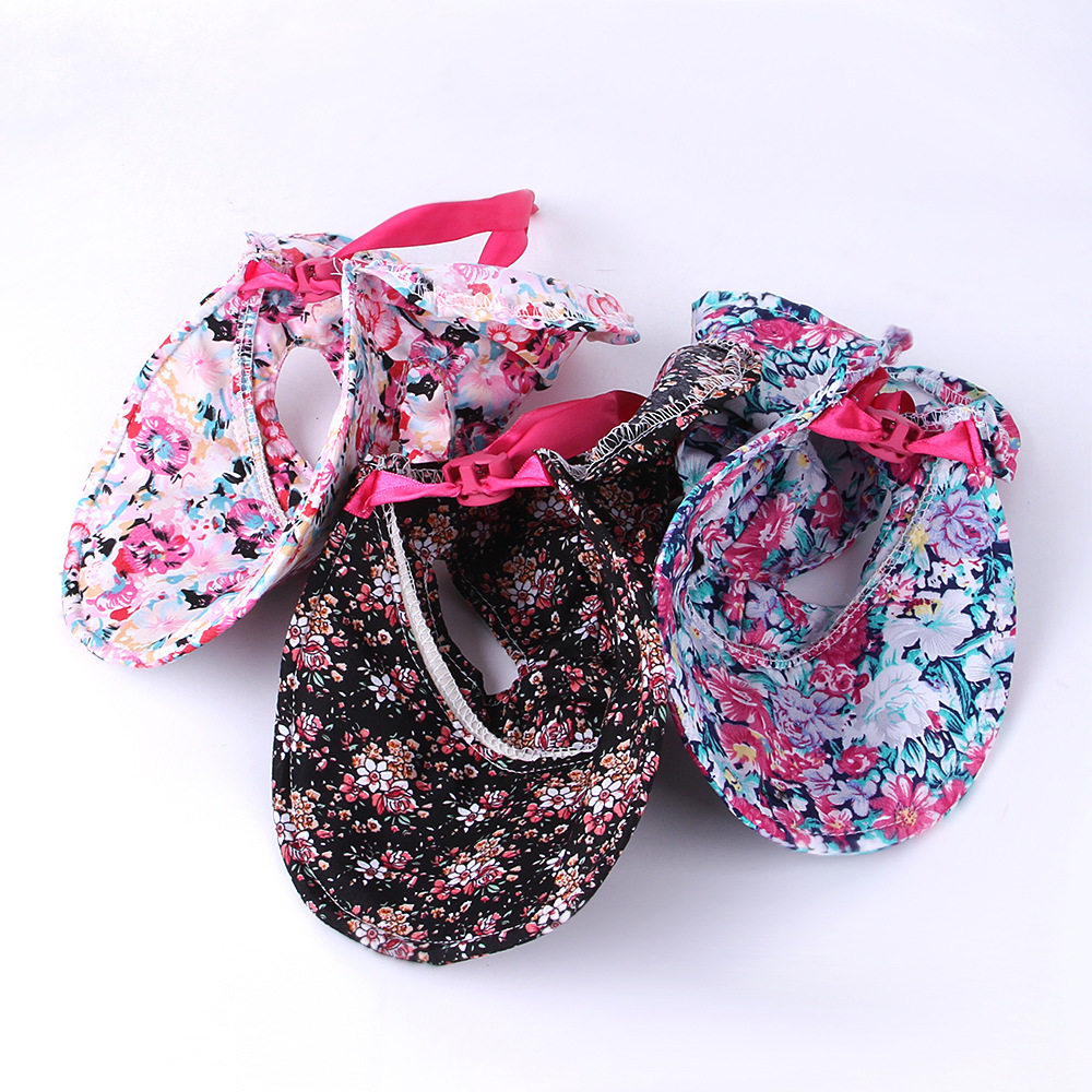 Pet Floral Hat, Cute Cat and Dog Retro Hat Shade Tie Floral Pet Dress Up Hat Soft & Comfortable for Small and Medium Dogs Cats