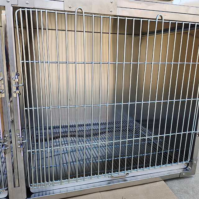 Veterinary Equipment High Quality StainSteel Veterinary clinic Pet Kennel Cage for dog cat