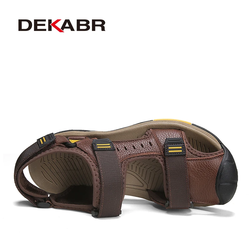 DEKABR Casual Men Summer New Large Size Soft New Men's Outdoor Lightweight Beach Sandals Fashion Mens Shoes b943