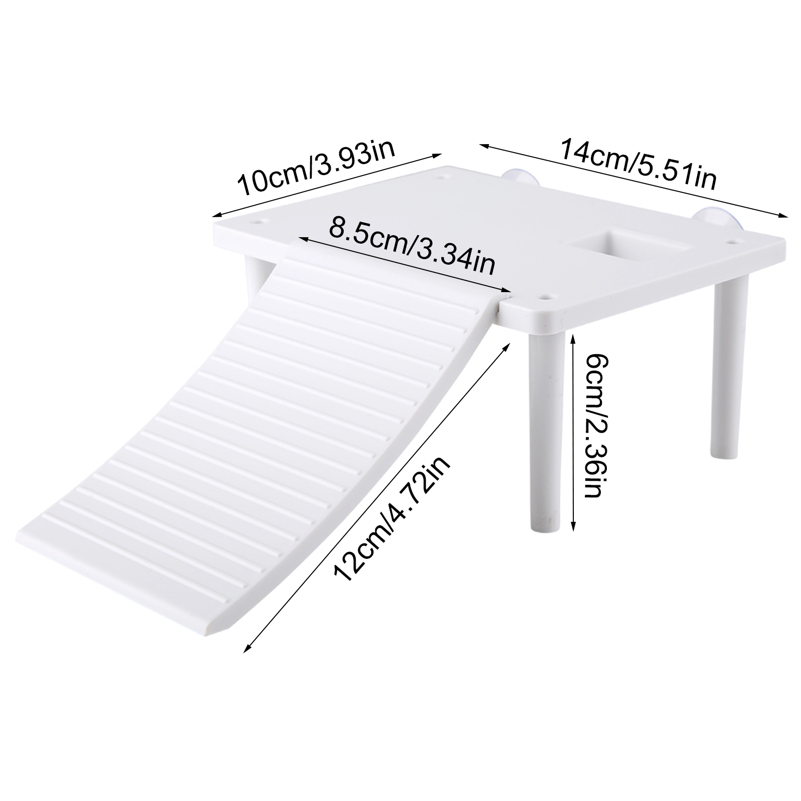 Reptiles Tortoise Floating Platform with Climbing Ladder, Terrarium, Aquarium Tank Ornament