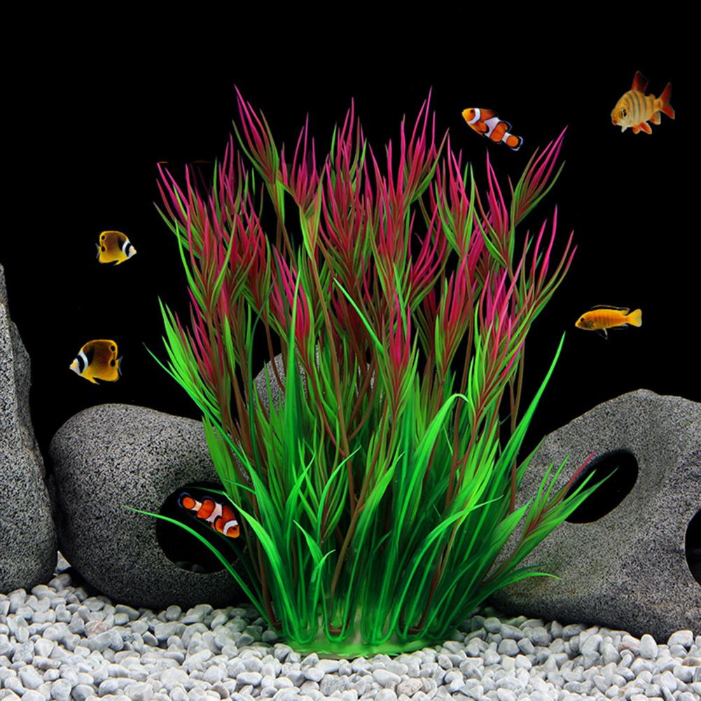 Fish Tank Ornament Water Grass Simulation Accessories Plastic Artificial Aquarium Fish Plant for Decoration Backgrounds Plants