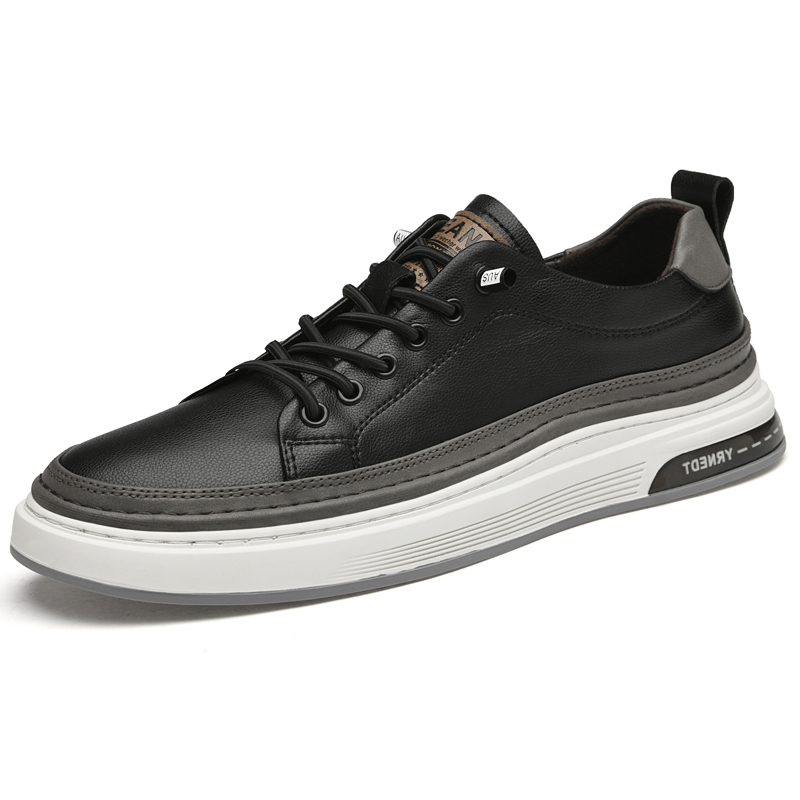 High End Brand Men's Genuine Leather Casual Shoes Simple White Sports Shoes Daily Men's Oxford Shoes Handmade Sole Anti Slip