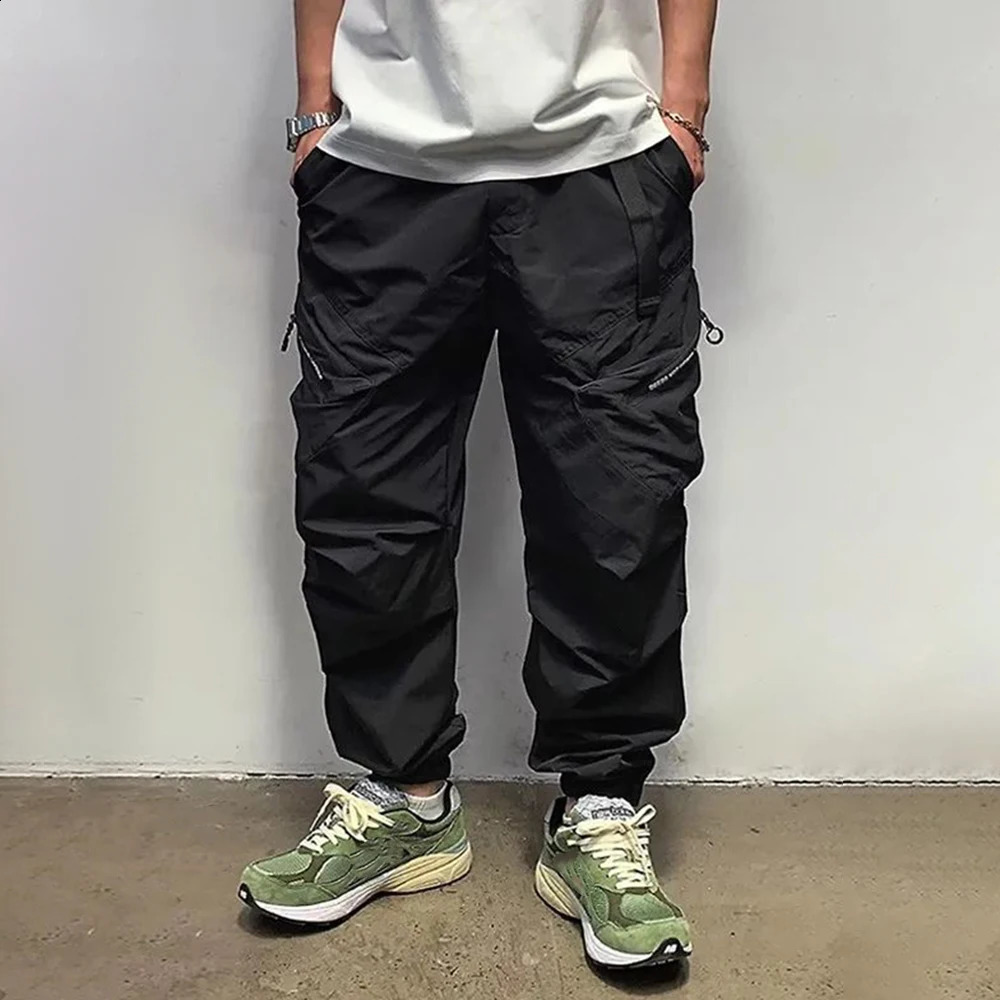 Functional Style Versatile Casual Cargo Pants Men Trousers Spring And Autumn Breathable WearResistant Leggings Mens Dress 240902