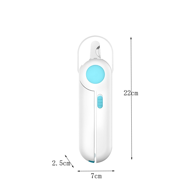 Hot pet cleaning and beauty products Pet cat nail clippers LED pet nail clippers Blood proof nail clippers