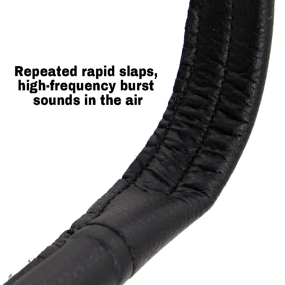 Cowhide Dog Agitation Whip Dog Teaser Wand Dog Training Whip Dog Stick Equipment Obedience Training