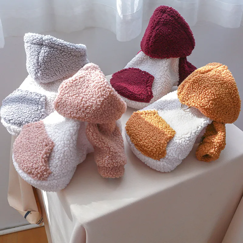 Pet Clothes New Arrivals Warm Fleece Sweatshirts Brushed Sweatshirts Dog Clothes Pet Supplies Pet Accessories Cute Dog Hoodie High quality pure cotton