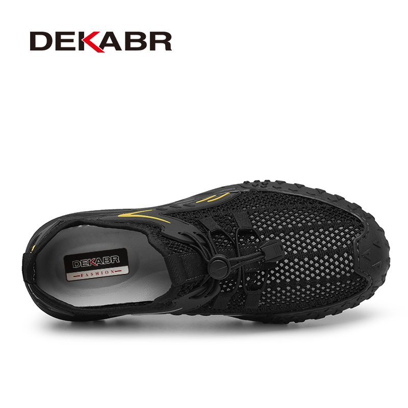 DEKABR Summer Mesh Men Sneakers Plus Size Lightweight Breathable Walking Footwear New New Comfortable Casual Men's Shoes b69c