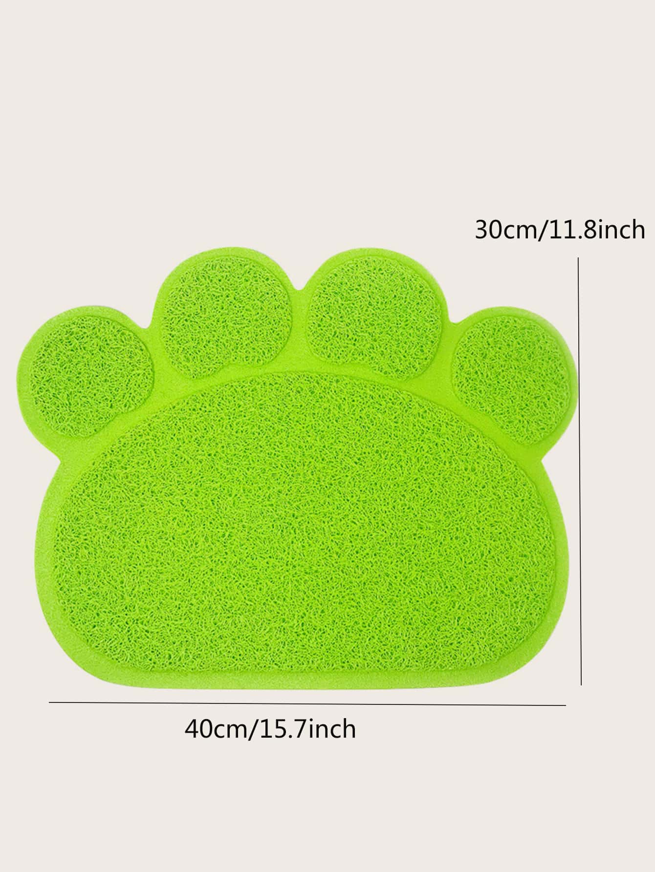 1pc PVC Claw Shaped Cat Litter Mat Pet Placemat Anti-skid Floor Mat Supplies Claw Pet Cat Litter Pad Pet Litter Mat for Indoor