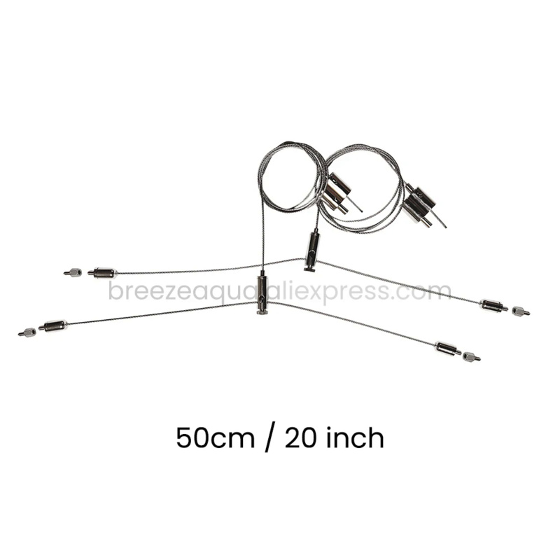 NP K7 Pro V3 III 140W App WiFi Saltwater Coral Reef Marine LED Aquarium Light Mounting Arm Hanging Kit Shade and Diffuser