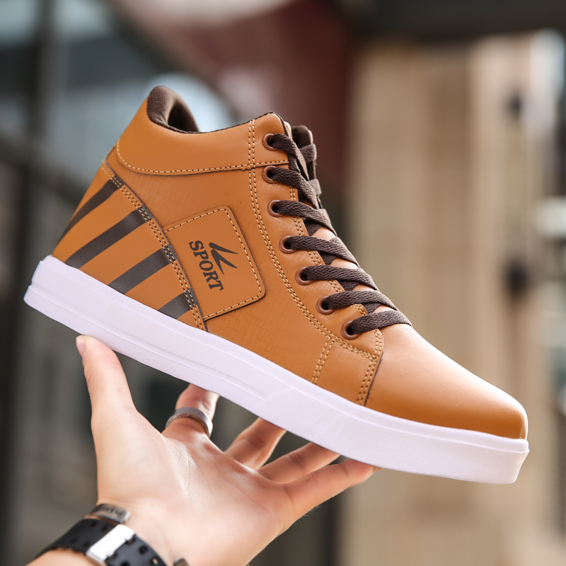 2024 new mens casual high top breathable board unique printed sports outdoor running shoes