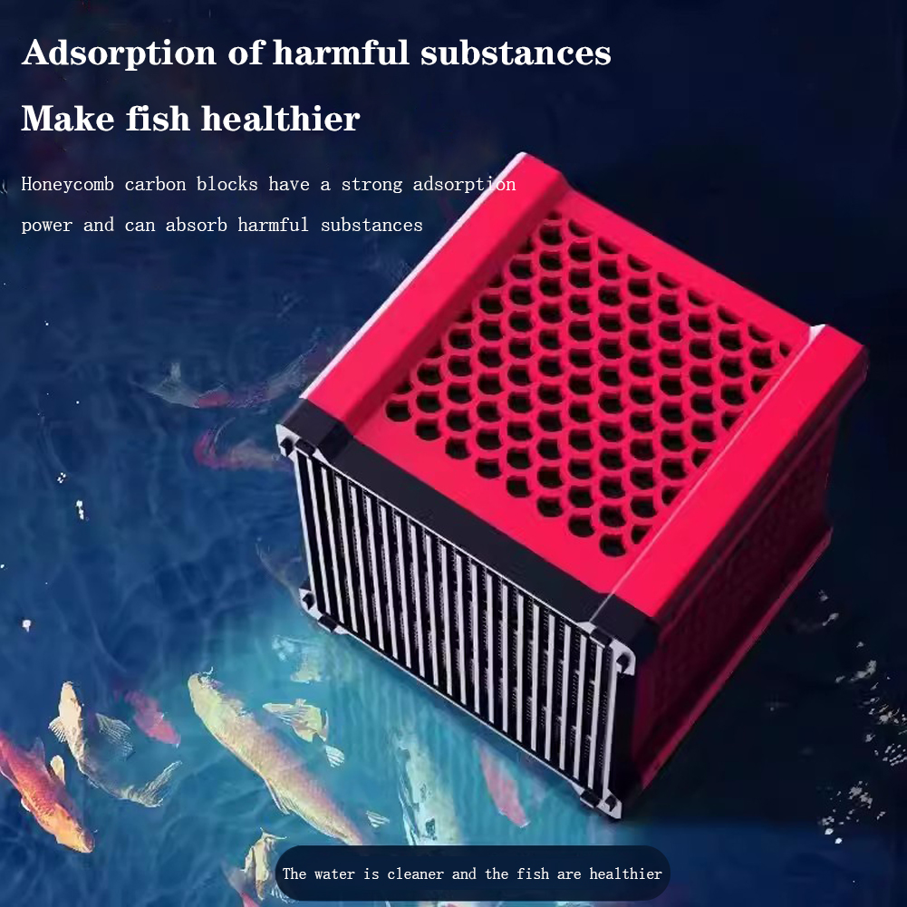 Water Purifier Cube Filter Activated Carbon Strong Filtration Absorption for Aquarium Fish Tank Water Tank Water Purification