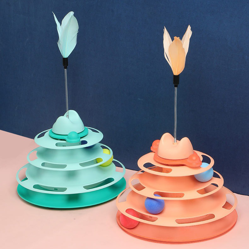 Cat toys, self-entertainment and cat-amusing sticks, pet cat turntable balls, cat-amusing artifacts, kitten supplies
