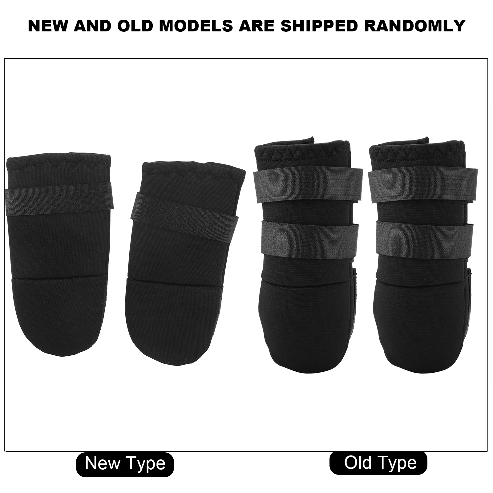 2pcs Dog Boots Shoes For Different Size Dogs With Two Adjustable Straps AntiSlip Sole