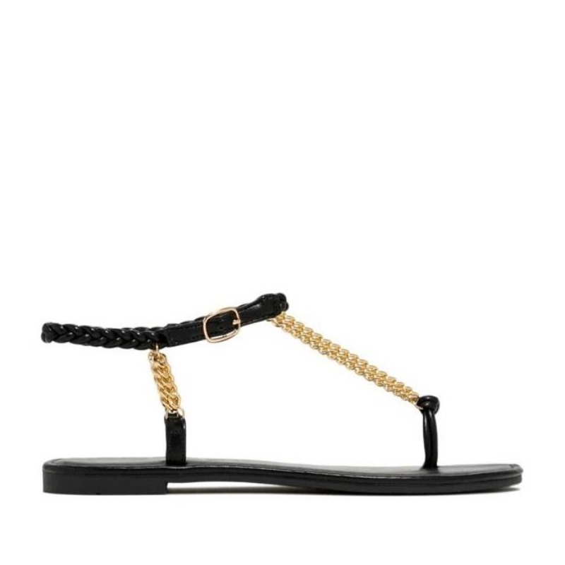 New Women's Summer Ankle Strap Women's Sandals Beach Flip Flops Fashion Gold Flat Roman Women Sandals Sandalias De Mujer
