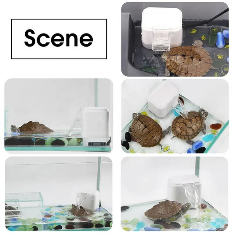 3 in 1 Low Noise Aquarium Filter Water Filter Fish Tank Internal Circulation Turtle Tank Filter Pump Submersible Water Purifier