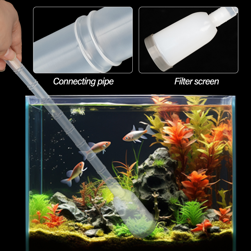 Water Change Changer Aquarium Siphon Fish Tank Syphon Vacuum Gravel Water Filter Sand Cleaning Tools Manual Cleaner 1.5cm