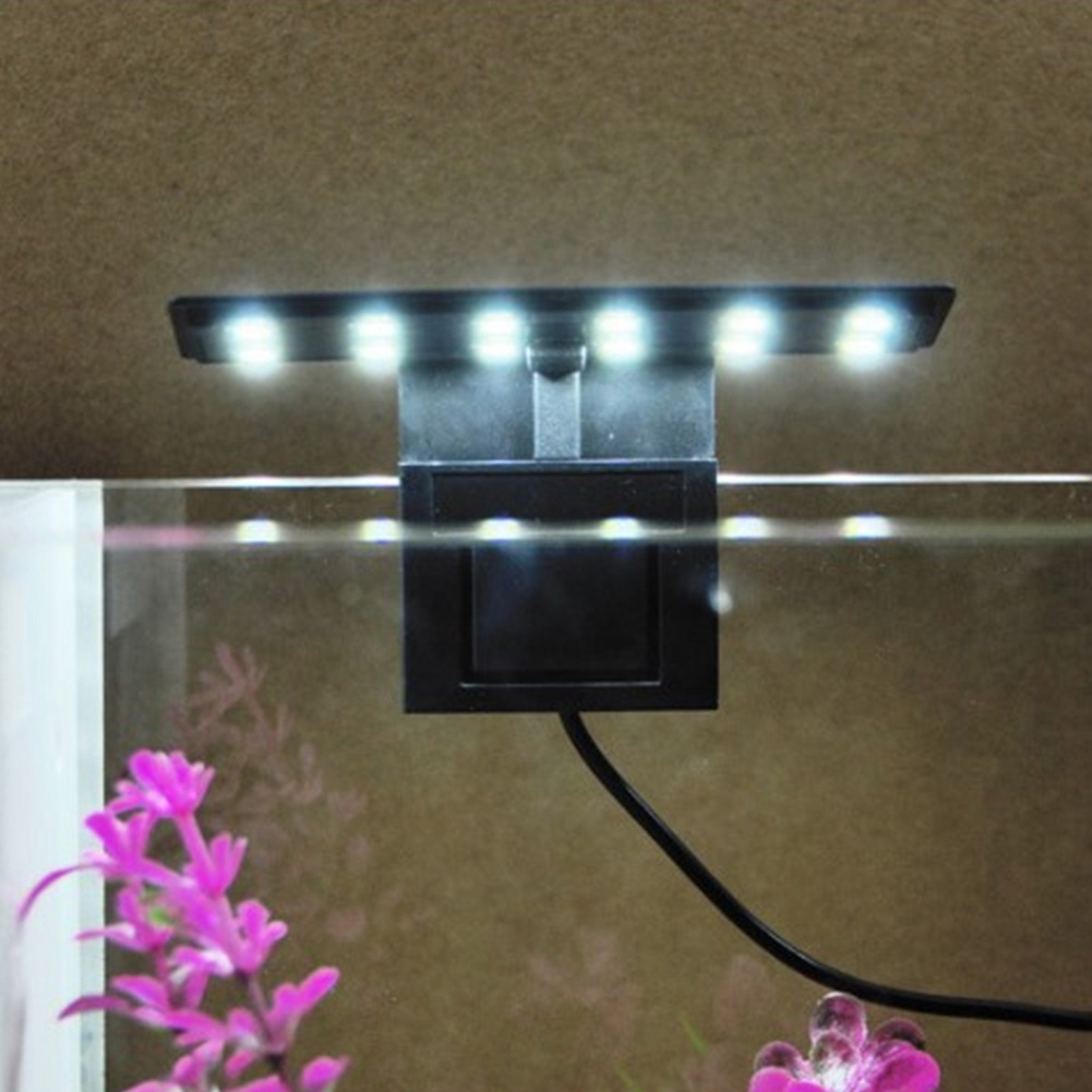 Aquarium Clip Lamp Waterproof Clip on Lamp Slim LED Aquarium Light Plants Grow Lighting Aquarium Light Slim LED