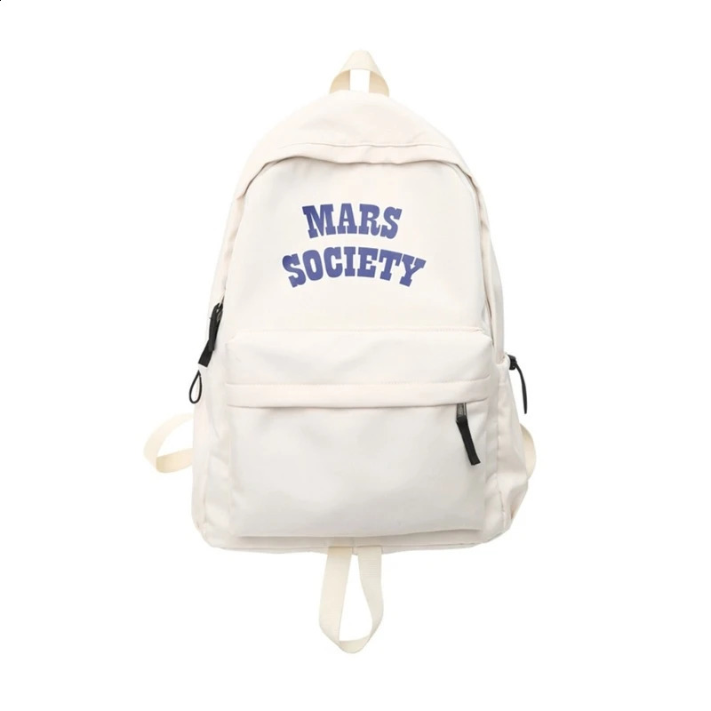 School backpack womens nylon school bag fashionable laptop cool student 240903