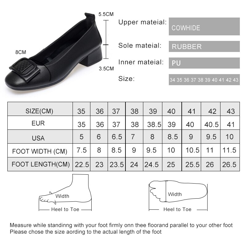 Daily AIYUQI Large Size 2024 Spring Women Round Toe Slip On Chunky Genuine Leather Women's Dress New Shoes df84 's