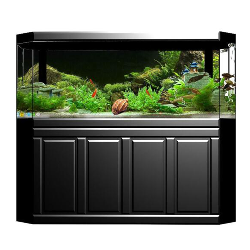 Aquarium Fish Tank Seafloor, Water Grass Background, Decoration Painting, PVC Sticker