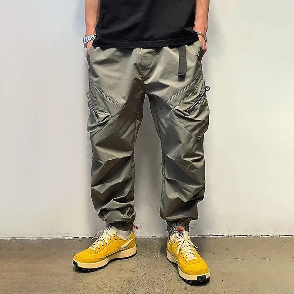 Functional Style Versatile Casual Cargo Pants Men Trousers Spring And Autumn Breathable WearResistant Leggings Mens Dress 240902