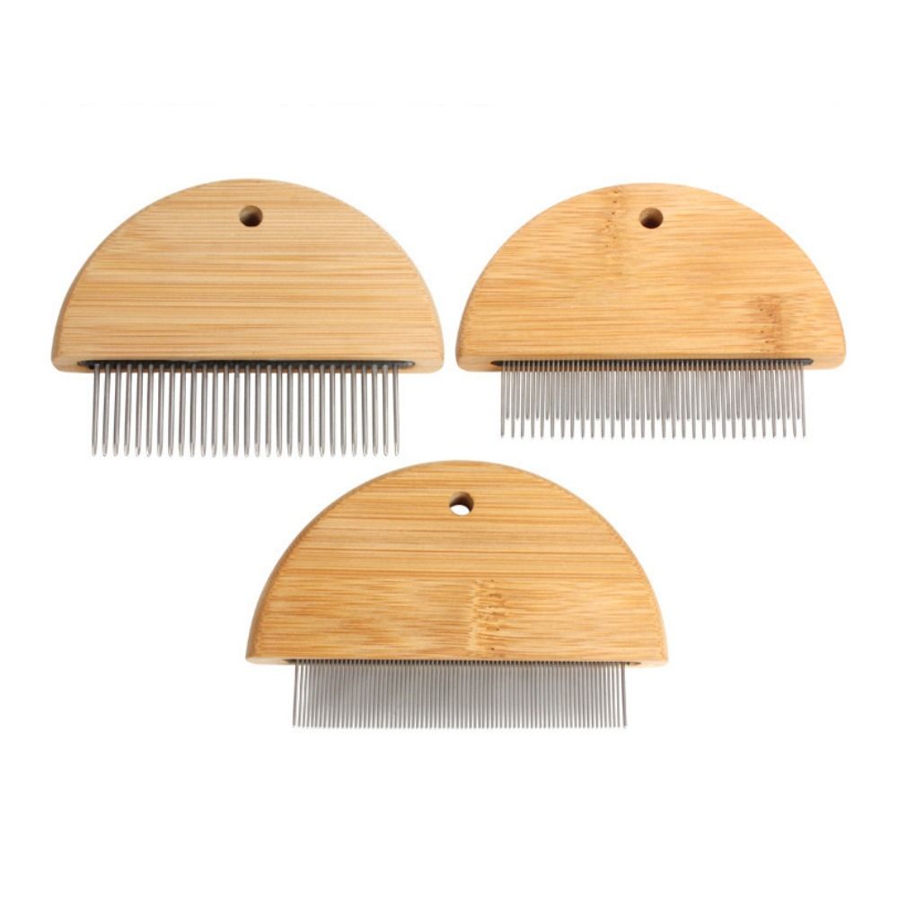 3 Styles Stainless Steel Dog Grooming Comb Removal Mucus Flea And Hair Small Lice Brush Dog Cat Kitten Hair Trimmer Pet Supplies