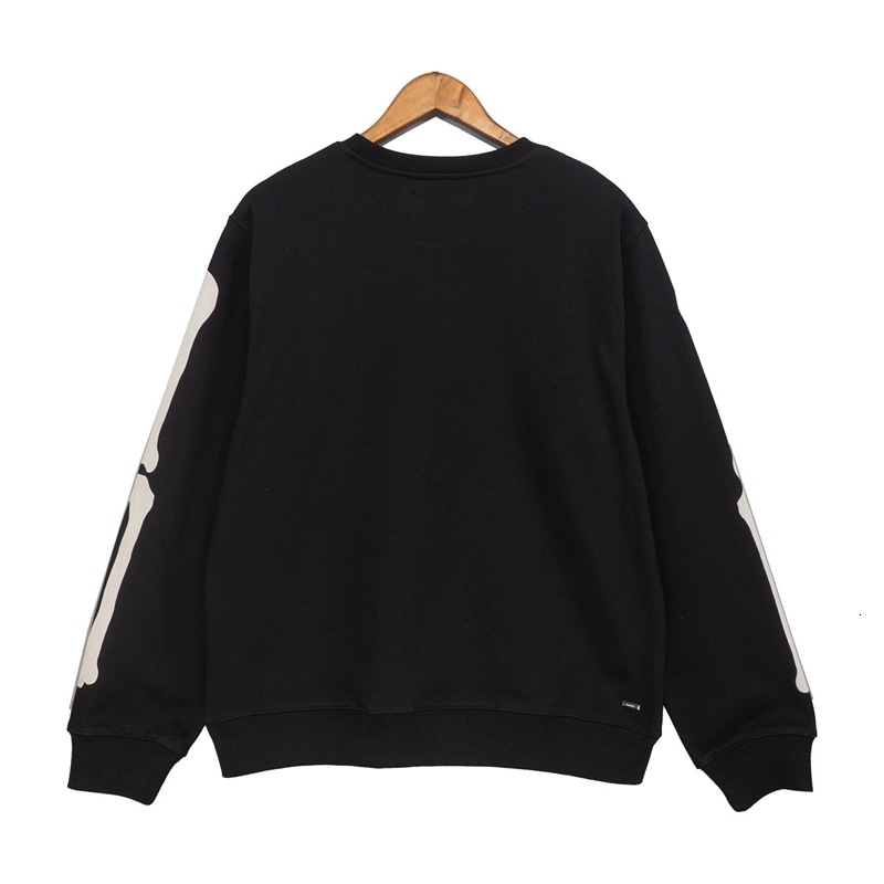 Favre Cracked Bone Sweatshirts Crewneck Casual Printed Hoodies Fashion Trend Y2K Street Clothing Hip Hop Loose Pulling 240902 - view 3