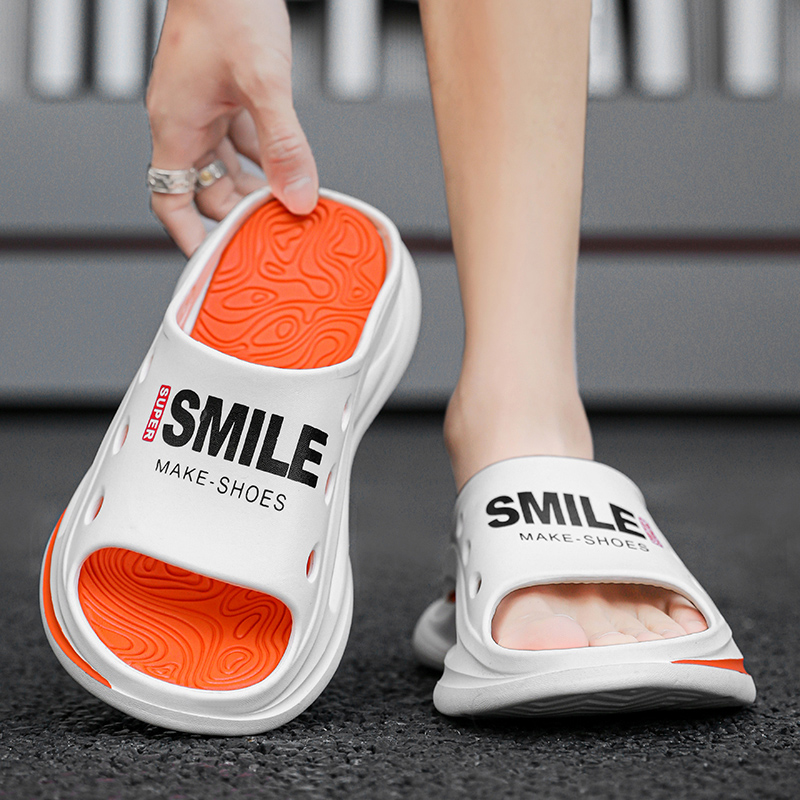 2024 New Men Slippers Comfortable Slides Indoor Outdoor Sandals Beach Casual Shoes Men's Couple Home Slippers Big Size 46 47