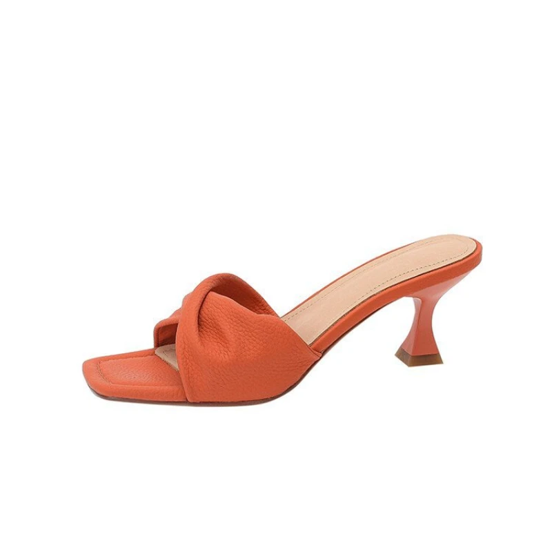New Peep Toe Flip Flop Sexy High Heel Women Slippers Ladies Elegant Gladiator Sandalias Shoes Zapatillas Mujer