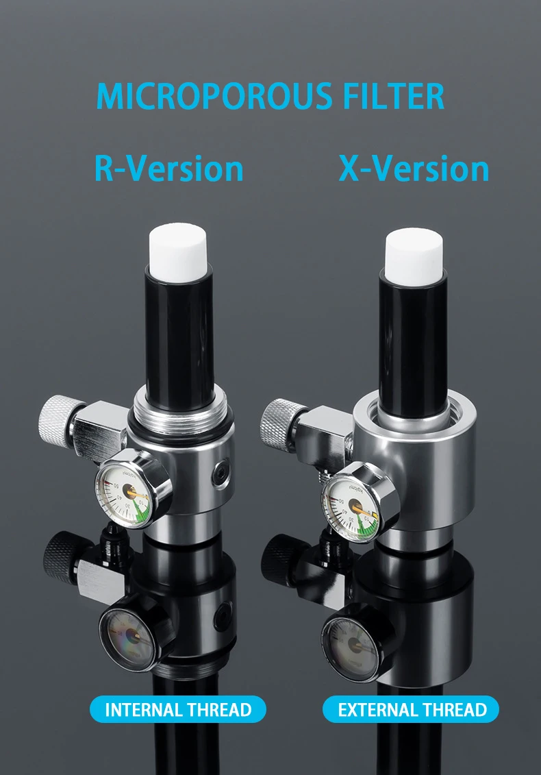 ZRDR Aquarium CO2 Generator System Kit Fish tank aquatic plant carbon dioxide steel cylinder raw material reaction generator