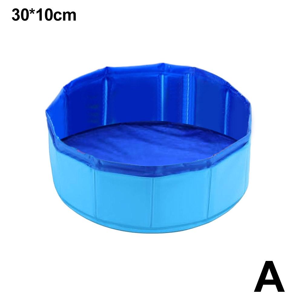 Foldable Dog Bath Swimming Pool Plastic Collapsible Kids Pool PVC Foldable Indoor And Outdoor For Dogs Cats Kid Portable Dog Tub