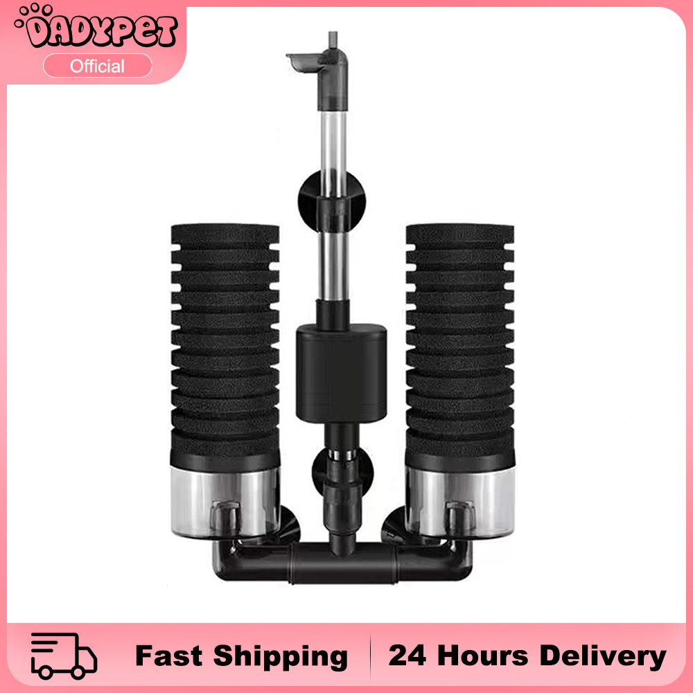 Black Aquarium Filter for Aquarium Fish Tank Air Pump Skimmer Biochemical Sponge Filter Aquarium Bio Filters Filtro Aquario