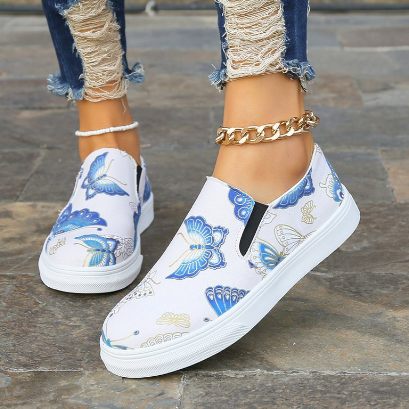 Print Loafers Women Flats Platform 2024 Spring Sneakers Casual Sport Female Fashion Designer Walking Running Shoes f753 13c6