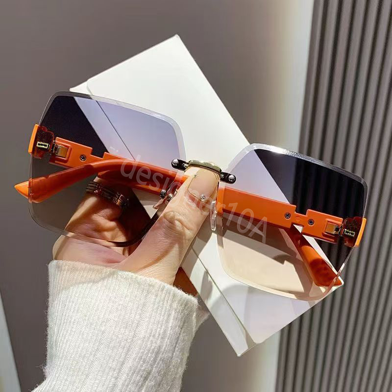 Luxurys Designer Sunglass h unisex uv400 drive horse vehicle Polygon Slices Alloy Anti Strong Light Eyewear Sunnies Metal Frame Polaroid Lens Beach Sunglasses